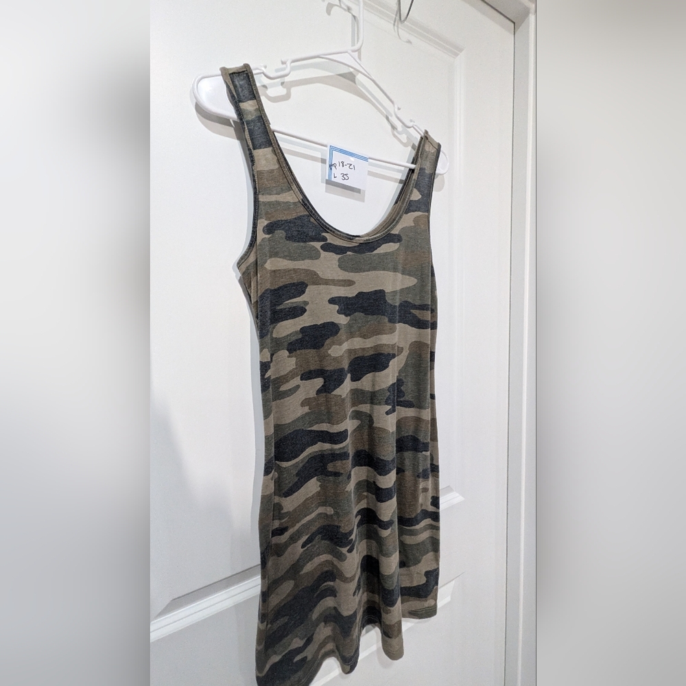 Lucky Brand Camouflage Mini Dress
